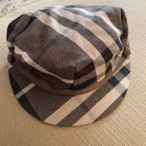 Genuine Burberry newsboy hat